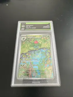Pokemon Ivysaur Full Art Secret Illustration Rare Card 167/165 Degree 10 - Image 1