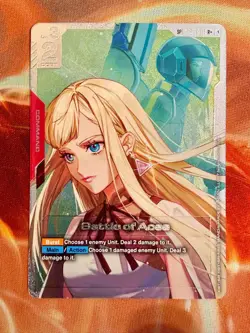 Battle of Aces Alternate Art Foil - GD01-111 SP R+ NM - Gundam TCG Card Game - Image 1