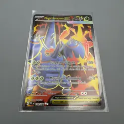 Mega Heracross EX 108/94 Full Art Secret Rare XY Furious Fists Pokemon Card NM - Image 3