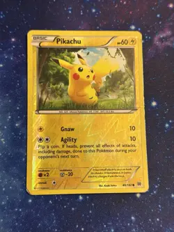 Pokemon Cards Pikachu 48/162 Reverse Holo BREAKthrough XY HP - Image 2