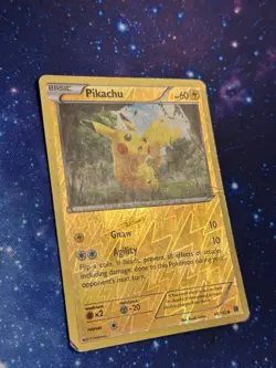 Pokemon Cards Pikachu 48/162 Reverse Holo BREAKthrough XY HP - Image 3