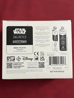 Star Wars Unlimited Secrets of Power Weekly Play Kit Sealed Promo 3-Card Pack - Image 1