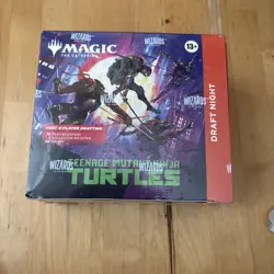 Draft Night Box Teenage Mutant Ninja Turtles TMT MTG NIB - Image 1