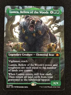 MTG Lumra, Bellow of the Woods 0342 Extended Art (NM) - Image 1