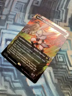 MTG Borderless Raised Foil Baylen, the Haymaker NM Unplayed Bloomburrow - Image 4