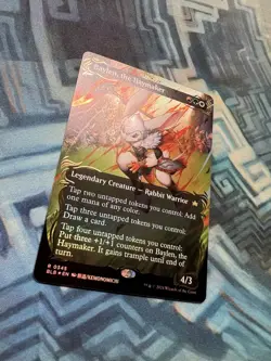 MTG Borderless Raised Foil Baylen, the Haymaker NM Unplayed Bloomburrow - Image 5
