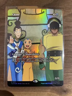 Clone (Borderless) Foil NM. Avatar: The Last Airbender - Image 1