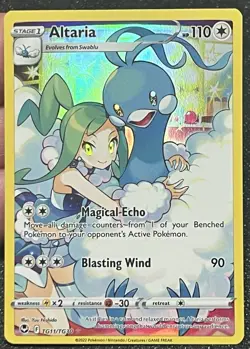 Pokemon TCG Illustration Altaria Holo Ultra Rare TG11/TG30 Silver Tempest NM - Image 1