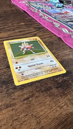 Pokemon Base Set Hitmonchan 7/102 1999 WOTC Holo Rare English - Image 5