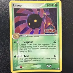 Pokemon TCG Lileep 52/108 Power Keepers Reverse Holo Stamped LP - Image 1