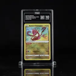 2023 POKEMON SWORD & SHIELD CROWN ZENITH #105/159 RADIANT ETERNATUS TAG 10 PSA - Image 2
