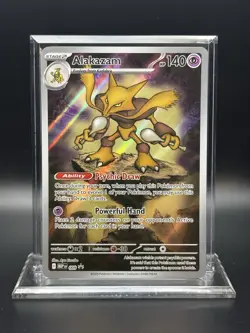 2025 Pokemon Mega Evolutions - Alakazam Black Star Promo No. 9 - Image 1