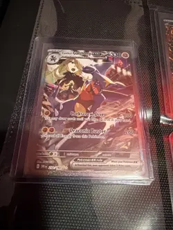 Pokemon TCG Cynthia's Garchomp EX 215/182 Destined Rivals - Not Good For Grading - Image 1