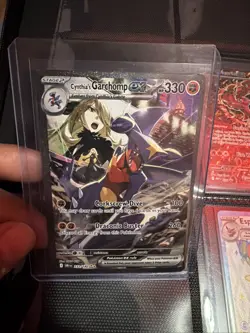 Pokemon TCG Cynthia's Garchomp EX 215/182 Destined Rivals - Not Good For Grading - Image 2