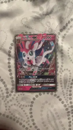 Sylveon GX 92a/145 Holo Rare GX Guardians Rising Pokemon Near Mint - Image 1