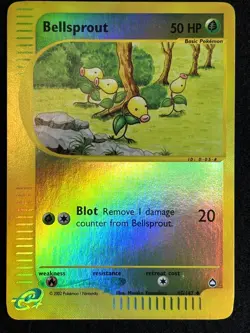 Pokemon Bellsprout 68/147 Aquapolis Reverse Holo - Image 1