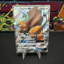 SM Base Set #144/149 Tauros GX (Full Art) Ultra Rare,Holo Pokemon - Image 1