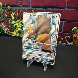 SM Base Set #144/149 Tauros GX (Full Art) Ultra Rare,Holo Pokemon - Image 3