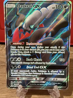 Pokemon TCG Darkrai GX Full Art Ultra Rare 139/147 Near Mint - Image 1