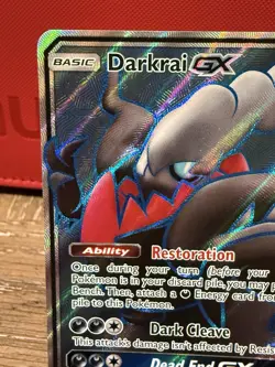 Pokemon TCG Darkrai GX Full Art Ultra Rare 139/147 Near Mint - Image 2