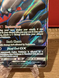 Pokemon TCG Darkrai GX Full Art Ultra Rare 139/147 Near Mint - Image 4