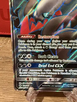 Pokemon TCG Darkrai GX Full Art Ultra Rare 139/147 Near Mint - Image 5