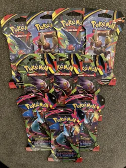 (10x) Pokemon Mega Evolution Phantasmal Flames Sleeved Booster Packs - Image 1