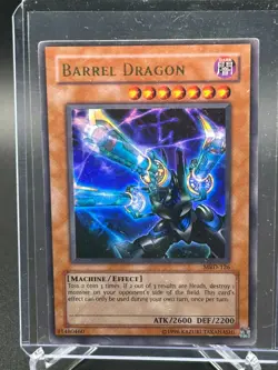 Yugioh TCG Barrel Dragon MRD-126 Ultra Rare Original Print MP Holo - Image 1