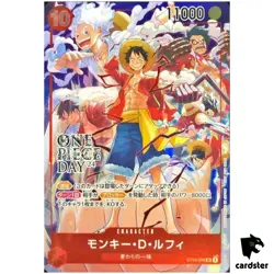 [UNSEALED] Monkey D Luffy SR ST10-006 [DAY 24 Promo Ex Vol. 3] One Piece Jap - Image 1