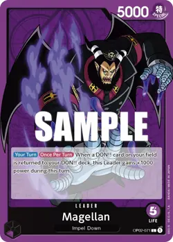 Magellan - Leader - OP02-071 - One Piece Card Game - Paramount War - Image 1