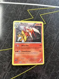 2012 Blaziken 17/108 Dark Explorers Holo Rare English Pokemon Holofoil Card - Image 1