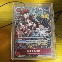 ONE PIECE TCG KID & KILLER EB01-003 Offline Regional FINALIST CARD 2025 Vol.2 - Image 1