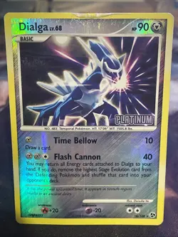 Dialga 16/106 Holo Rare Great Encounters 2008 Pokemon Card HP Platinum stamped - Image 1