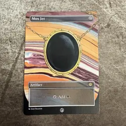 Mox Jet - Custom Art MTG Magic The Gathering Playtest Card - Image 1