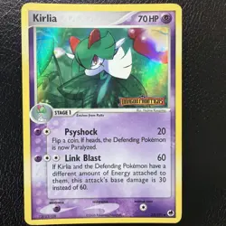 Pokemon Card - Kirlia Dragon Frontiers 32/101 Reverse Holo Stamped MP - Image 1
