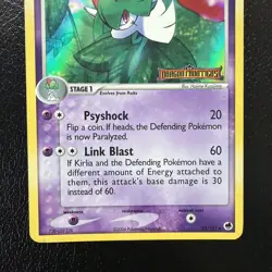 Pokemon Card - Kirlia Dragon Frontiers 32/101 Reverse Holo Stamped MP - Image 3