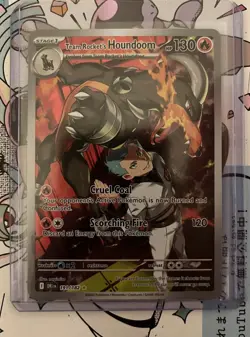 Team Rocket's Houndoom 191/182 Sv10: Destined Rivals Holo Pokemon Card - Image 1