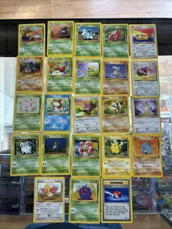 Jungle Set - 23 Card Lot 23/32 Common & Uncommon Pokemon Card Set - WOTC - Image 1