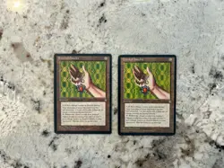 Mtg Jeweled Amulet x2 - Magic the Gathering Jeweled Amulet Ice Age Played - Image 1