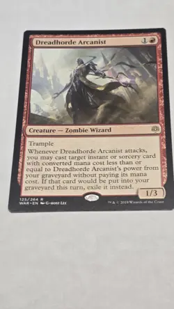 MTG Dreadhorde Arcanist War of the Spark 125/264 Regular Rare W3 - Image 1