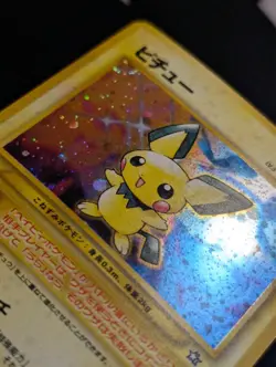 Pokemon Japanese Neo Genesis Pichu Holo Rare No. 172 NEAR MINT - Image 3