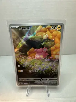 Pokemon TCG Pawmi Illustration Rare Card 226/091 SV Paldean Fates - Image 1