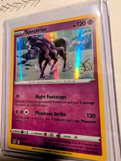 Pokemon Spectrier 081/196 Holo Rare Swsh11 Lost Origin TCG Card - Image 2