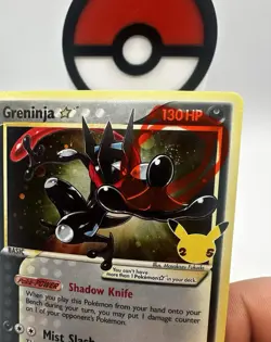 Pokemon TCG - Greninja Gold Star Holo Promo SWSH144 - SWIRL - NEAR MINT - Image 1