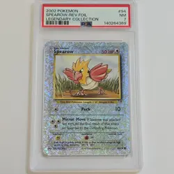 2002 POKEMON LEGENDARY COLLECTION #94 SPEAROW-REVERSE FOIL PSA 7 - Image 1