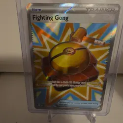 Fighting Gong 168/132 Me01: Mega Evolution Holo Full Art Trainer Pokemon MINT - Image 5