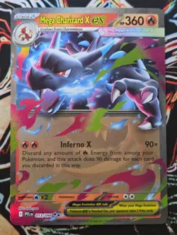 Pokemon TCG Mega Charizard X ex 013/094 Double Rare - Phantasmal Flames - NM/M - Image 1
