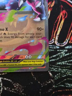 Pokemon TCG Mega Charizard X ex 013/094 Double Rare - Phantasmal Flames - NM/M - Image 5