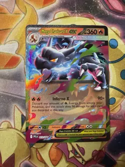 Pokemon TCG Mega Charizard X EX 013/094 Phantasmal Flames English NM 13/94 - Image 1
