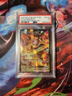 2016 Pokemon Red Blue Collection PSA 1 Charizard EX Holo #XY121 Black Star Promo - Image 1